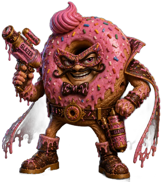 Dastardly Donut, the glazed villain mastermind